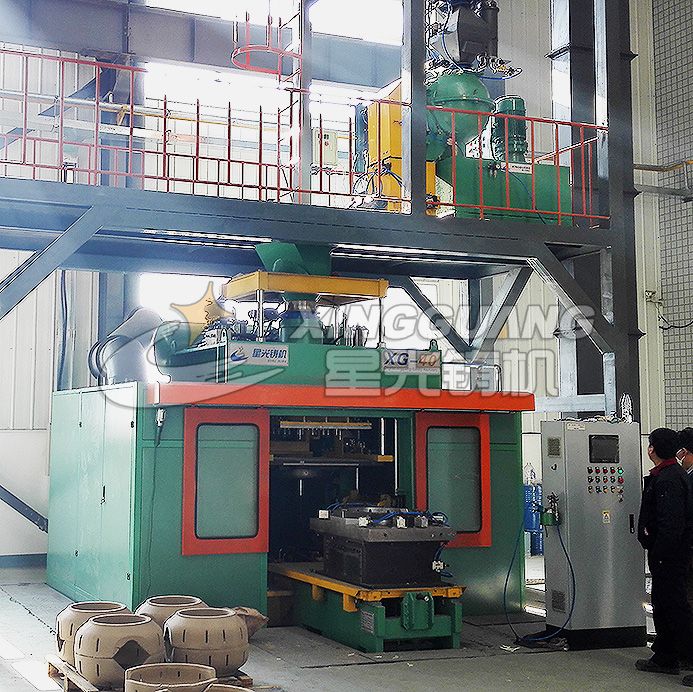  XG40冷芯盒射芯机（水平分型）
